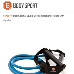 Body Sport Resistance Bands with Handles (11 bands)